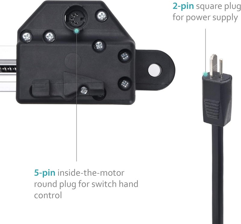 Okin Model JLDQ-11 & JLDQ.11.156.333 Power Recliner Motor, Electric Lift Chair Actuator Replacement Part for JLDQ.11.156.333A/D/K/P/Z - Image 3